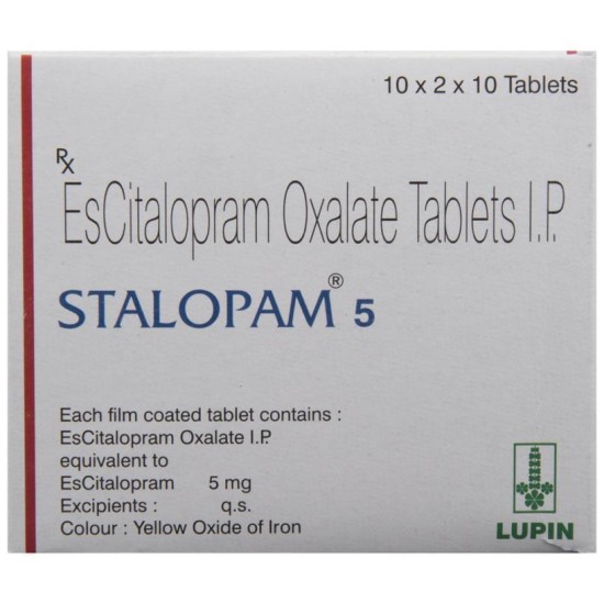 Stalopam 5 Mg View, uses, Price, Side effects