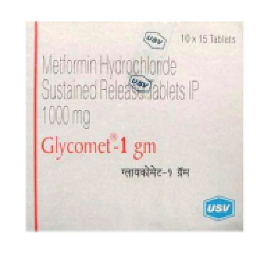 Glycomet 1 gm Tablet SR Glycomet 1 gm Tablet SR