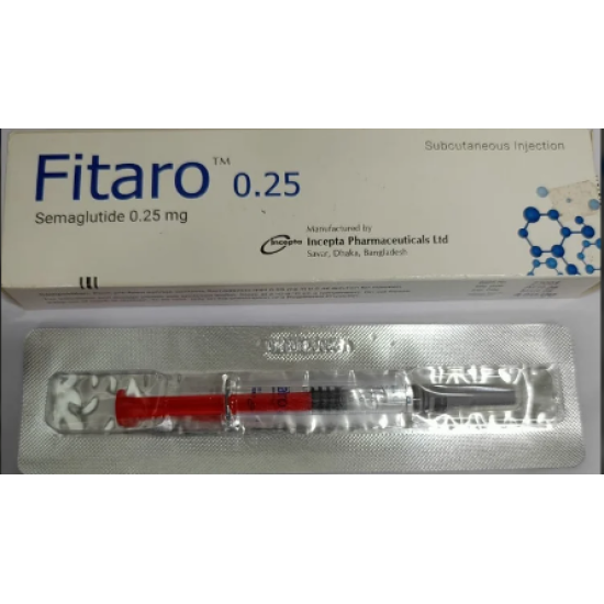 Fitaro 0.25mg unit injection (Semaglutide)