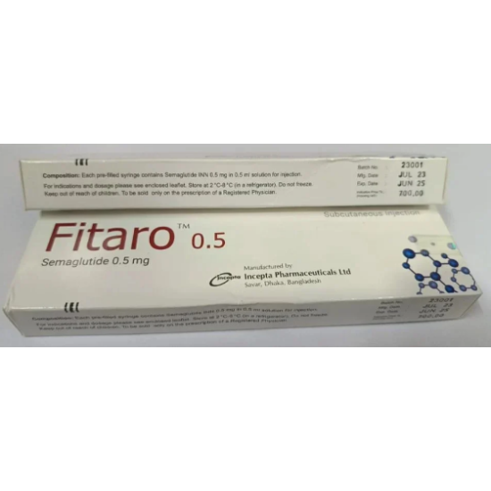 Fitaro 0.5mg unit injection (Semaglutide)