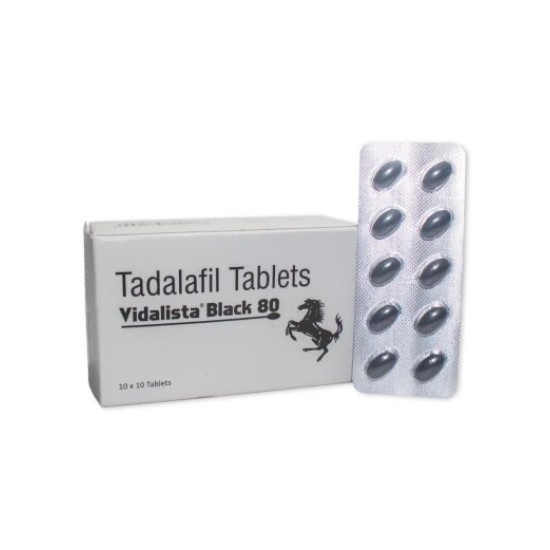 Vidalista Black 80 mg | Tadalafil | uses & benefits 