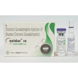 Ovidac 5000 IU HCG injection uses, price, dosage Ovidac 5000 IU HCG injection uses, price, dosage
