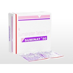 Sumatriptan 50mg Treats Headache & Migraine, Buy online Tablet