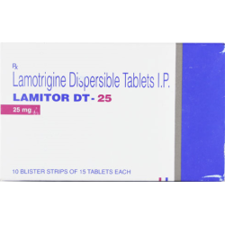 Lamitor 25 Mg Tablet DT