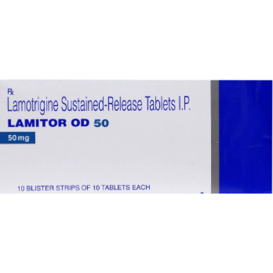 Lamitor OD 50 Mg Tablet SR