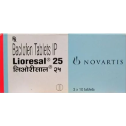 Lioresal 25 mg tablet (Baclofen) Lioresal 25 mg tablet (Baclofen)