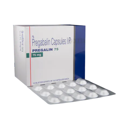 Pregabalin 75 mg Lyrica Capsule Treat for Epilepsy & Anxiety