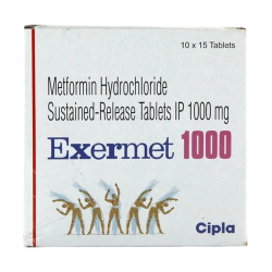 Exermet 1000 Mg Tablet SR Exermet 1000 Mg Tablet SR