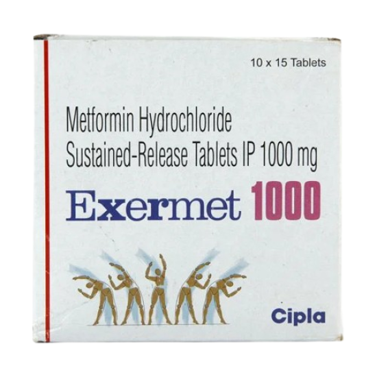 Exermet 1000 Mg Tablet SR Exermet 1000 Mg Tablet SR