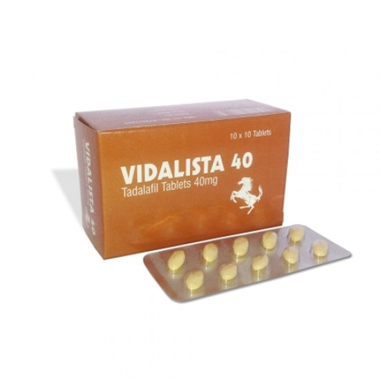 Vidalista 40 mg | Tadalafil Tablets | Cialis For ED Treatment